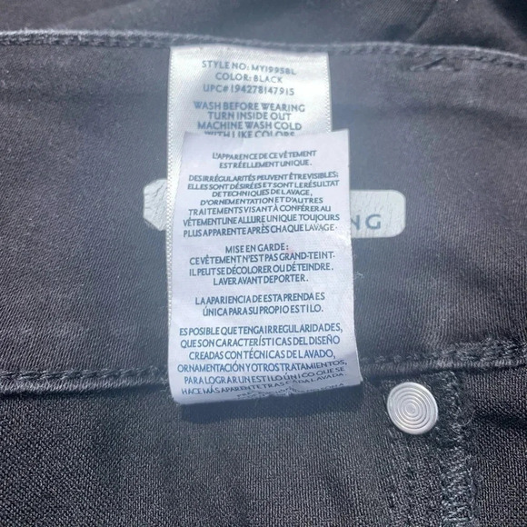 Seven7 The Curvy High Rise Black Legging Denim Jeans Size 10 - Picture 13 of 14